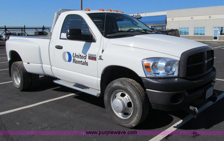 image for item A8434 2008 Dodge Ram 3500 HD pickup truck