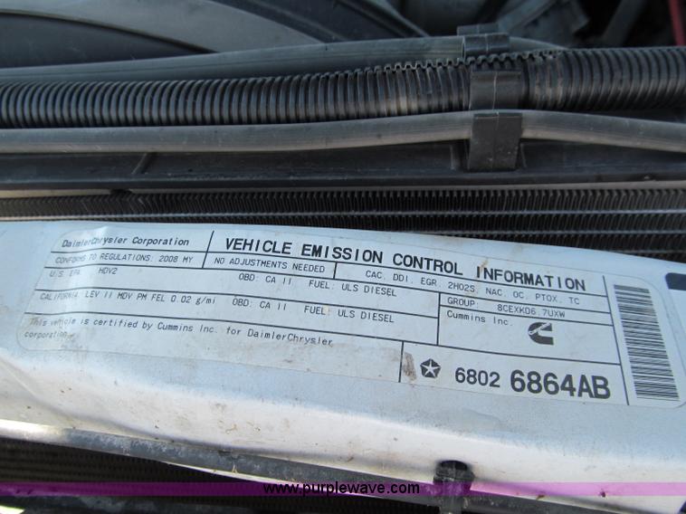 image for item A8434 2008 Dodge Ram 3500 HD pickup truck