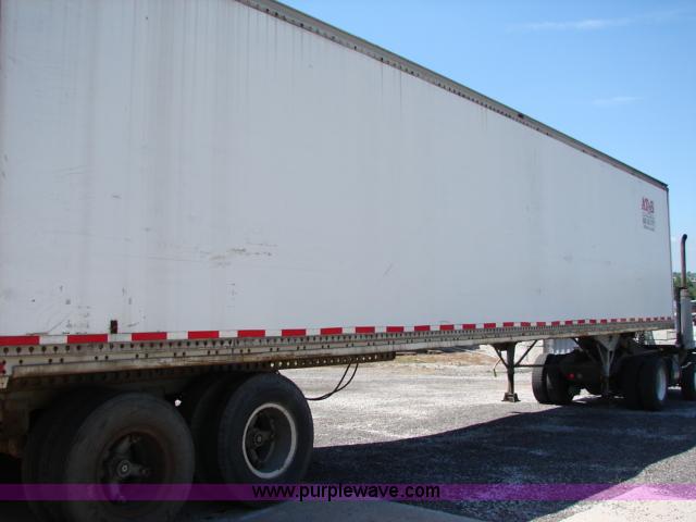 image for item B1458 1984 Dunham 45' storage semi trailer