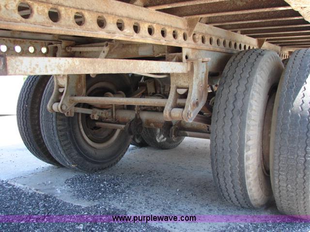 image for item B1458 1984 Dunham 45' storage semi trailer