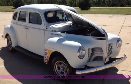 image for item B1461 1940 Plymouth P-10 Deluxe