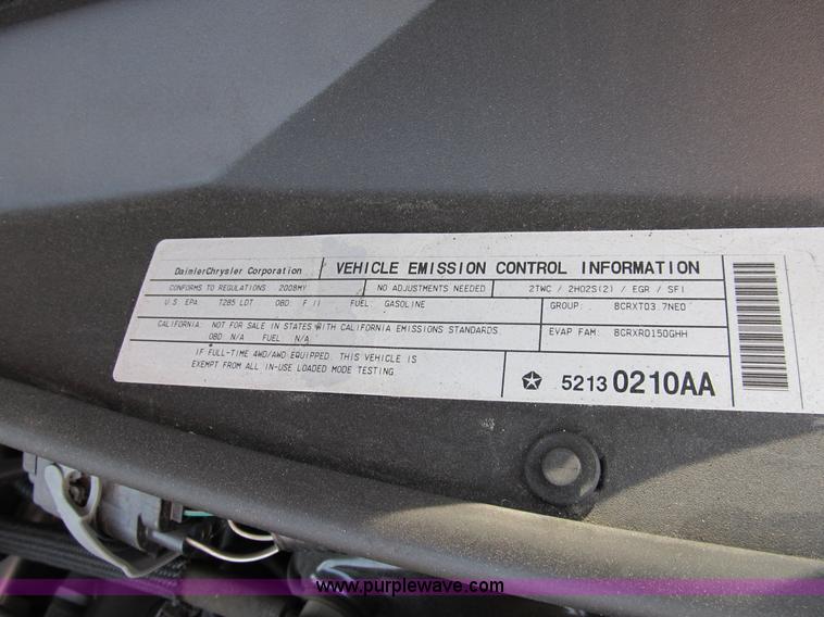 image for item B2822 2008 Dodge Nitro SLT SUV