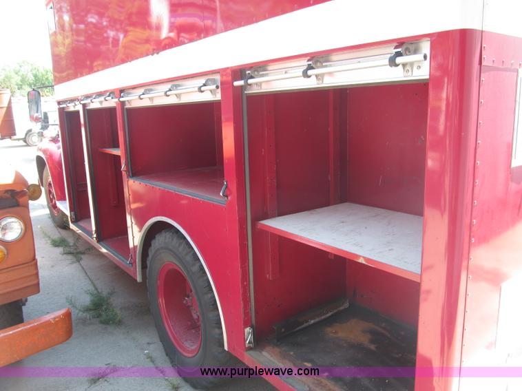 image for item B5174 1956 Ford F800 Big Job pumper truck