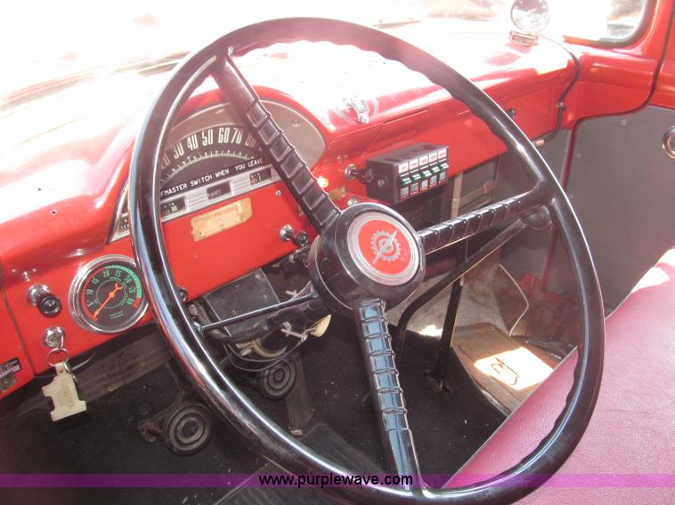 image for item B5174 1956 Ford F800 Big Job pumper truck