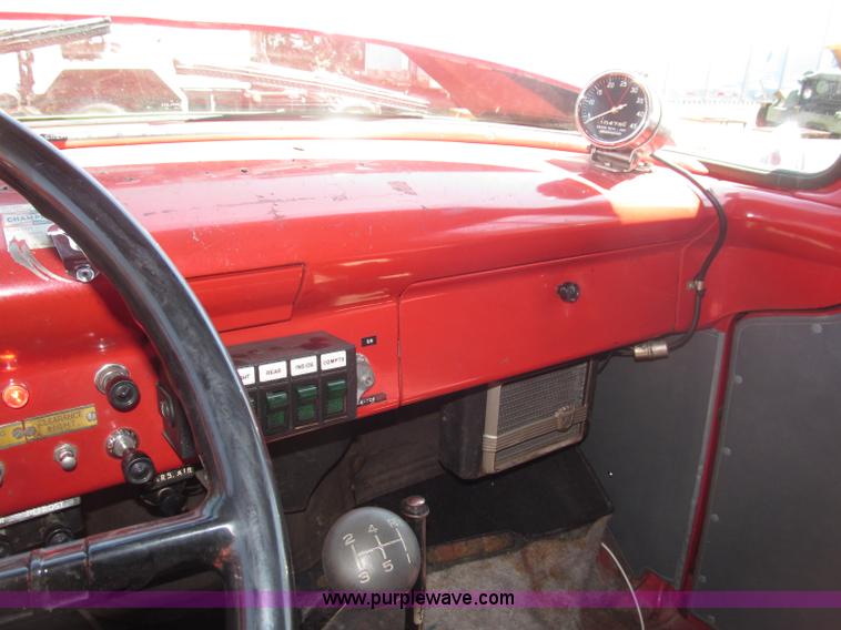 image for item B5174 1956 Ford F800 Big Job pumper truck