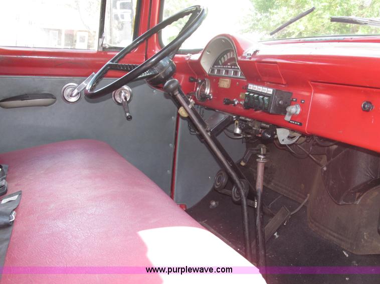image for item B5174 1956 Ford F800 Big Job pumper truck
