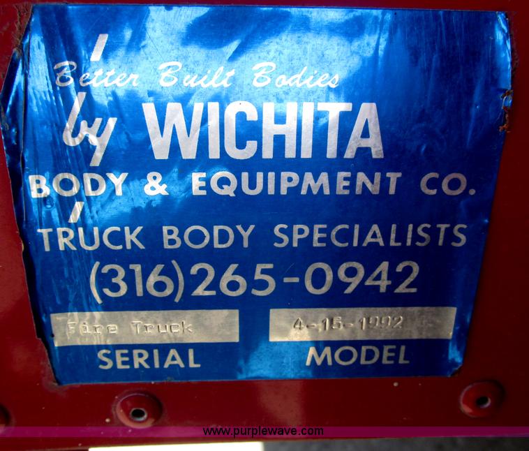 image for item B5174 1956 Ford F800 Big Job pumper truck