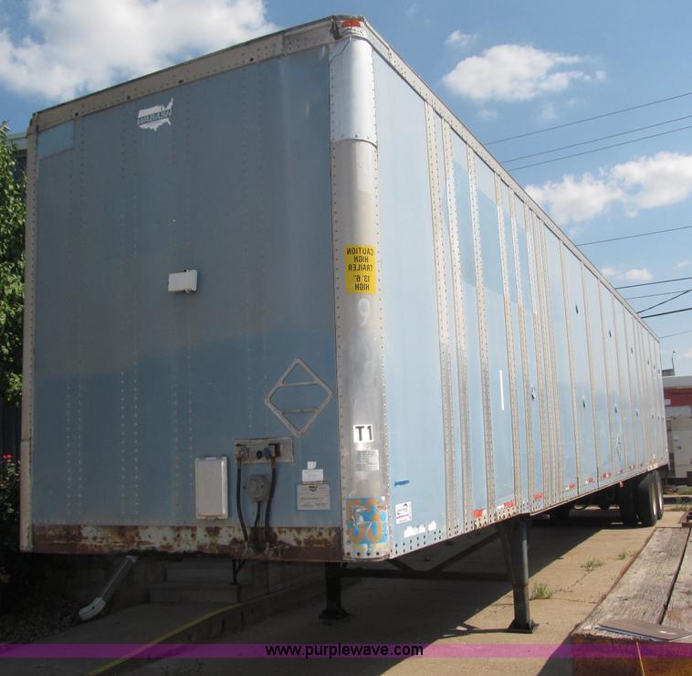 image for item B5183 1996 Wabash National 53' dry van trailer