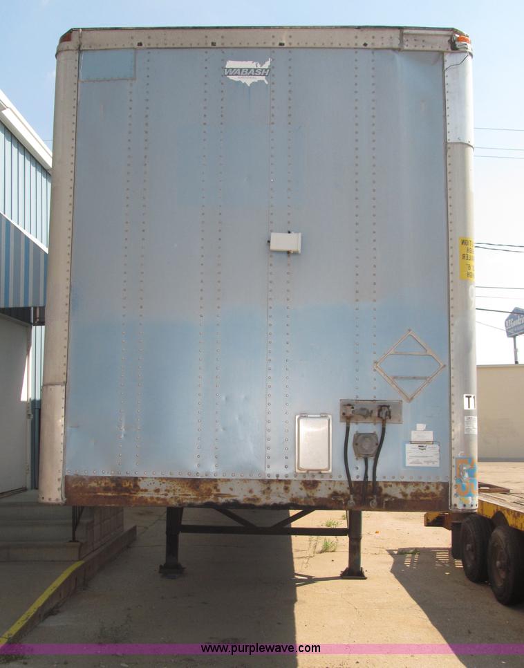 image for item B5183 1996 Wabash National 53' dry van trailer