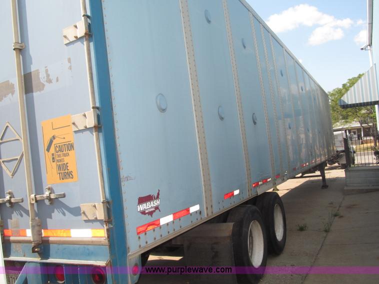 image for item B5183 1996 Wabash National 53' dry van trailer