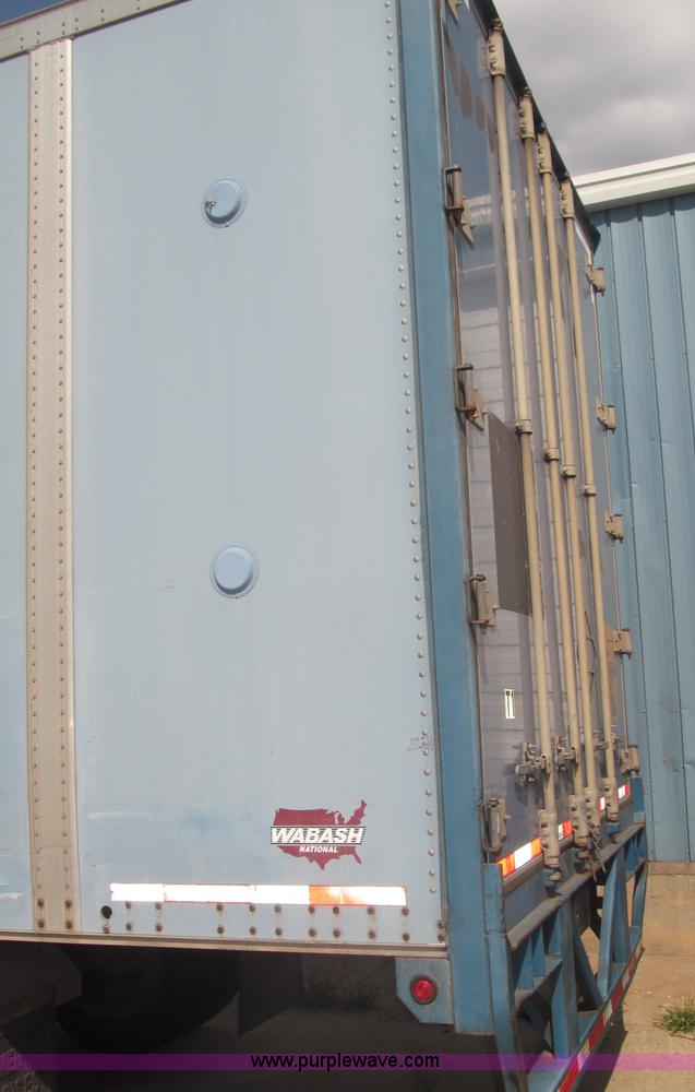 image for item B5183 1996 Wabash National 53' dry van trailer