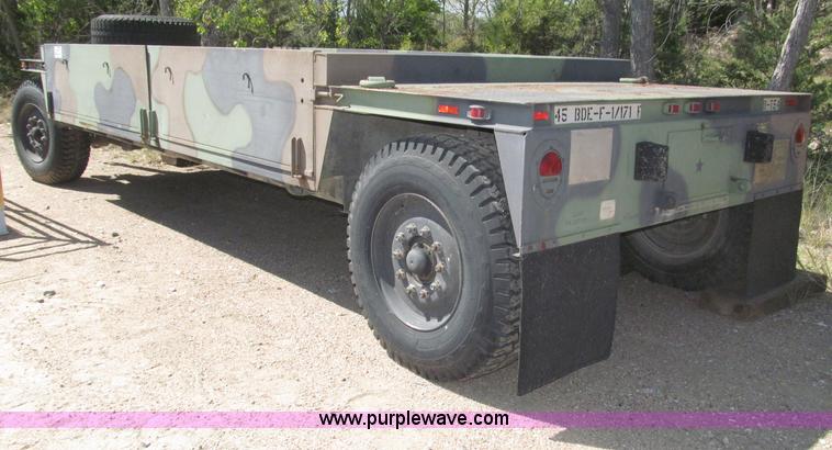image for item B5190 2003 22' heavy expanded mobility ammunition trailer