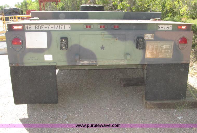 image for item B5190 2003 22' heavy expanded mobility ammunition trailer