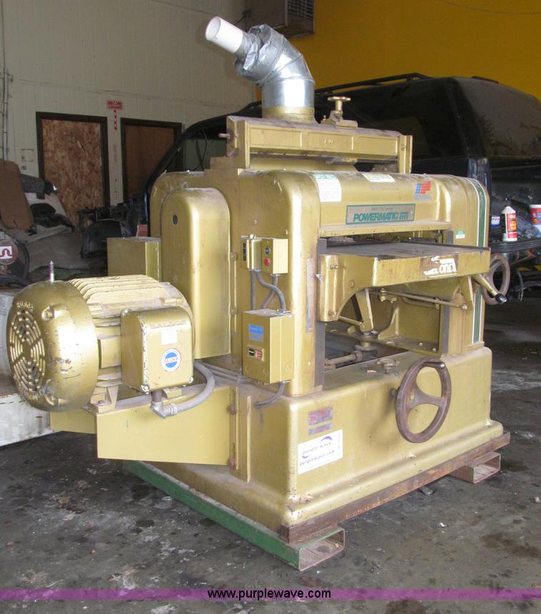 image for item B5193 Houdaille Powermatic 225 wood planer