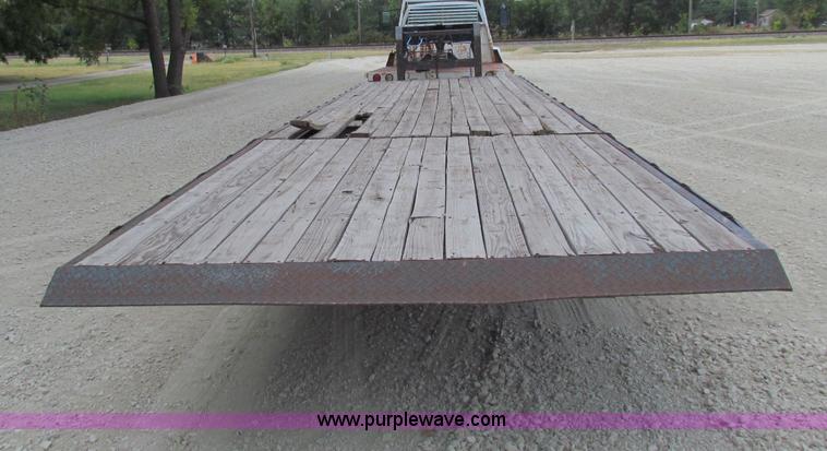 image for item B7369 1999 shop built 36' tandem axle trailer