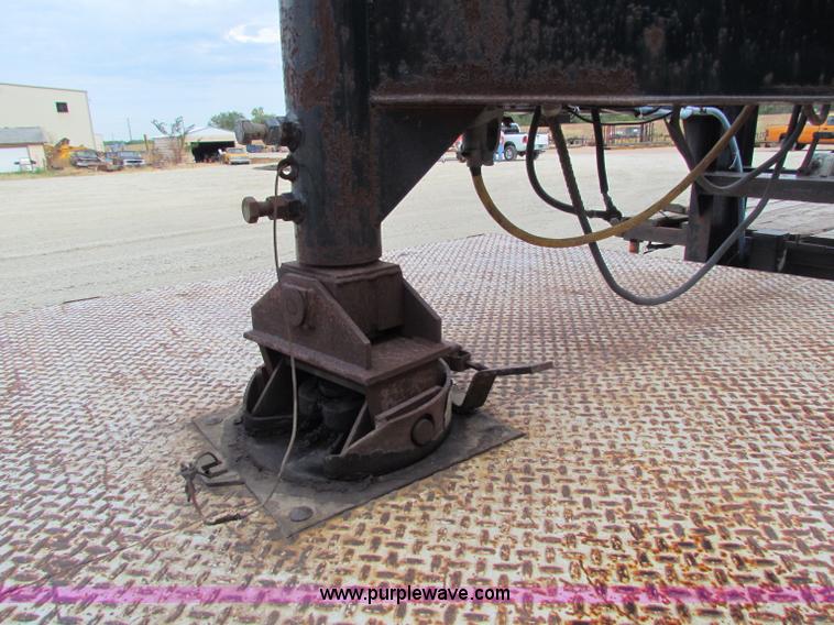 image for item B7369 1999 shop built 36' tandem axle trailer