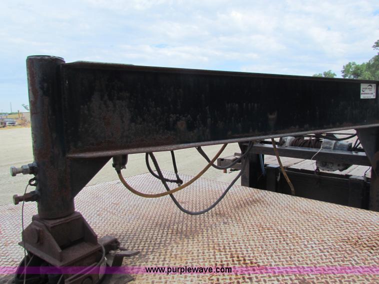 image for item B7369 1999 shop built 36' tandem axle trailer