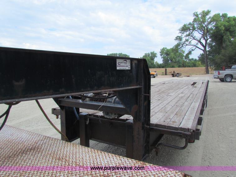 image for item B7369 1999 shop built 36' tandem axle trailer