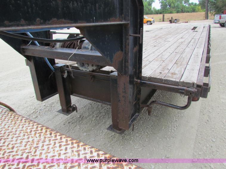 image for item B7369 1999 shop built 36' tandem axle trailer