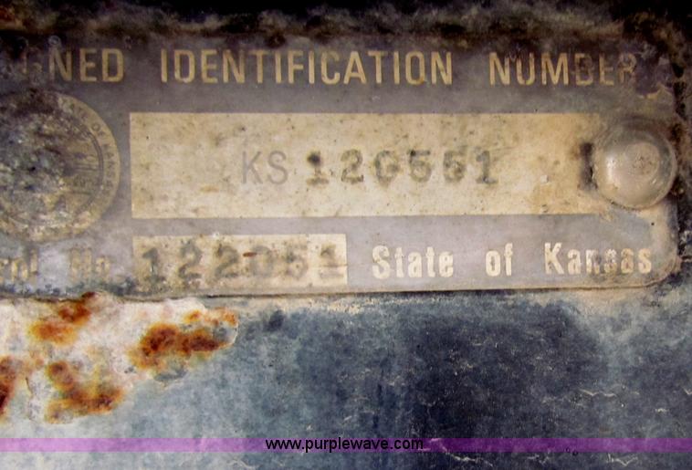 image for item B7369 1999 shop built 36' tandem axle trailer