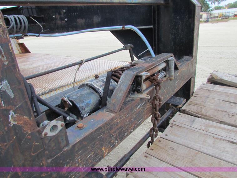 image for item B7369 1999 shop built 36' tandem axle trailer