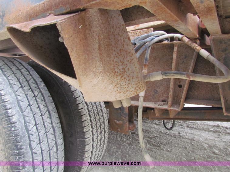 image for item B7369 1999 shop built 36' tandem axle trailer