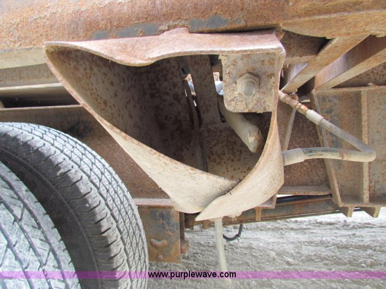 image for item B7369 1999 shop built 36' tandem axle trailer