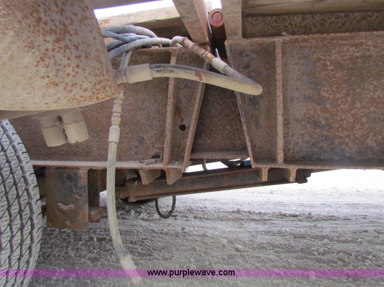 image for item B7369 1999 shop built 36' tandem axle trailer