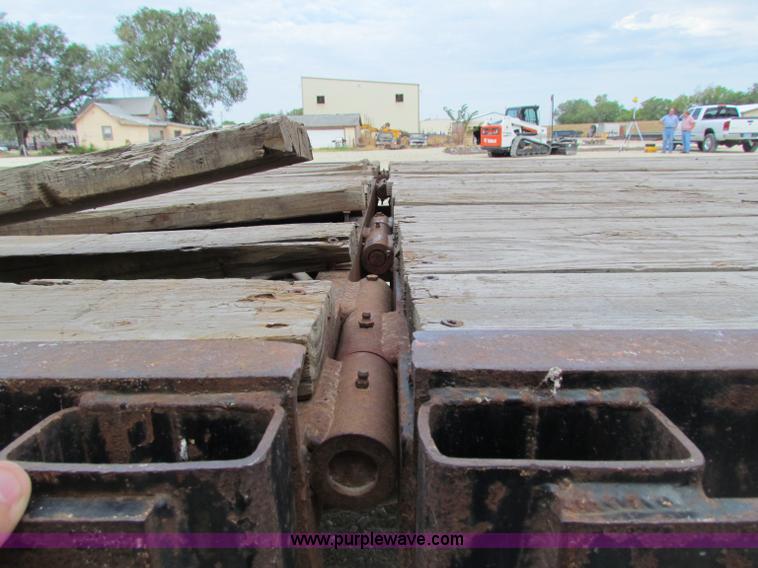 image for item B7369 1999 shop built 36' tandem axle trailer