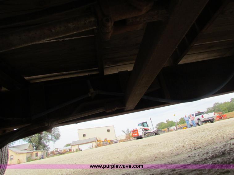 image for item B7369 1999 shop built 36' tandem axle trailer