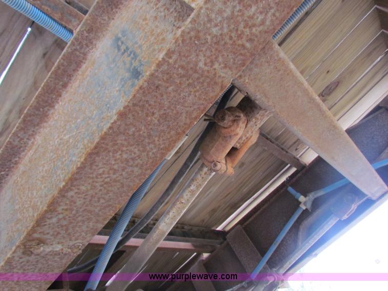 image for item B7369 1999 shop built 36' tandem axle trailer