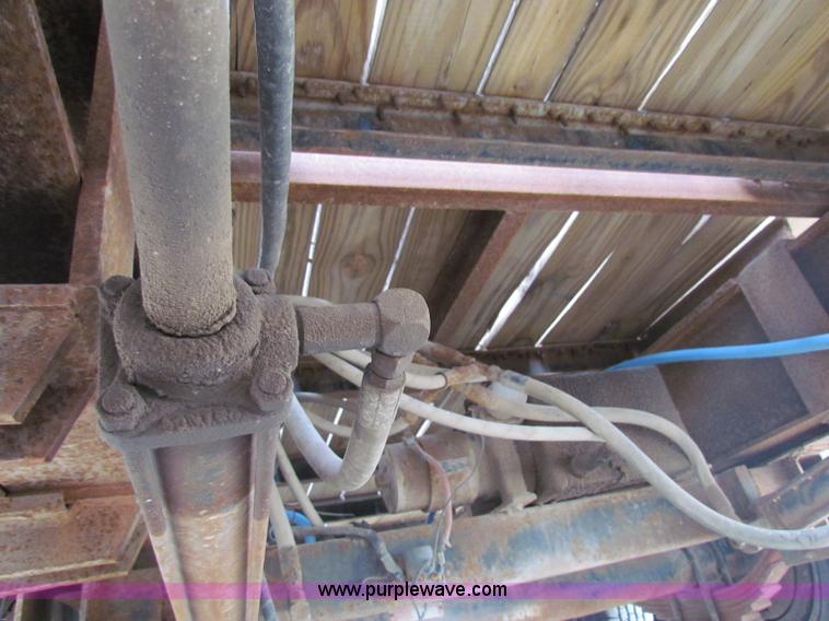 image for item B7369 1999 shop built 36' tandem axle trailer