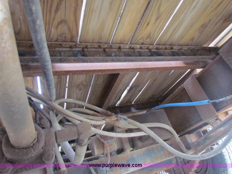 image for item B7369 1999 shop built 36' tandem axle trailer