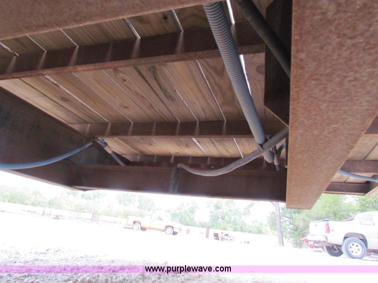 image for item B7369 1999 shop built 36' tandem axle trailer