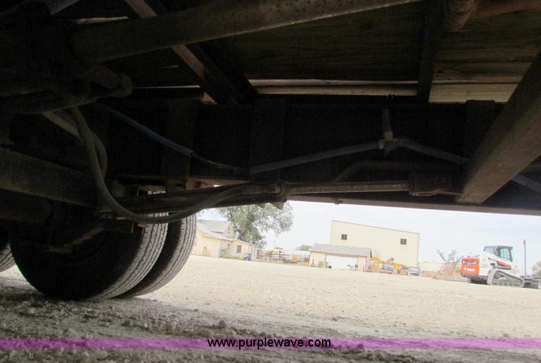 image for item B7369 1999 shop built 36' tandem axle trailer