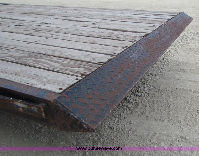 image for item B7369 1999 shop built 36' tandem axle trailer