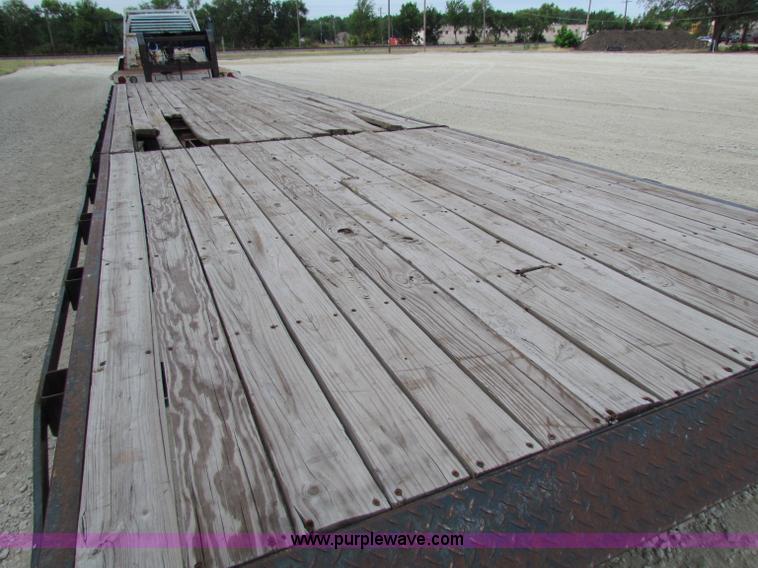 image for item B7369 1999 shop built 36' tandem axle trailer