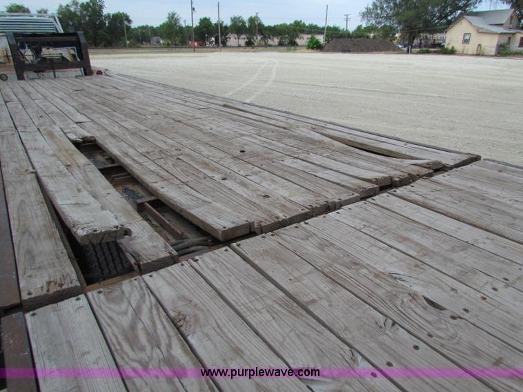 image for item B7369 1999 shop built 36' tandem axle trailer