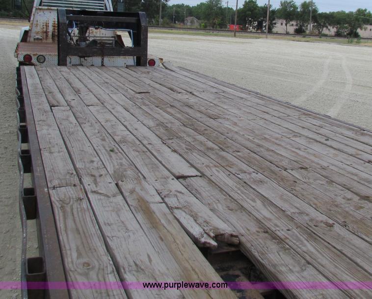 image for item B7369 1999 shop built 36' tandem axle trailer