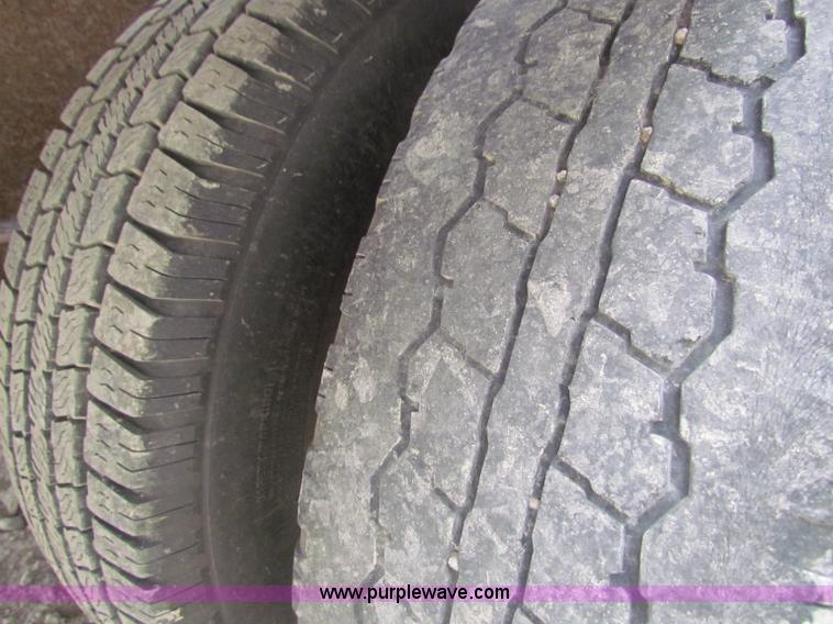 image for item B7369 1999 shop built 36' tandem axle trailer