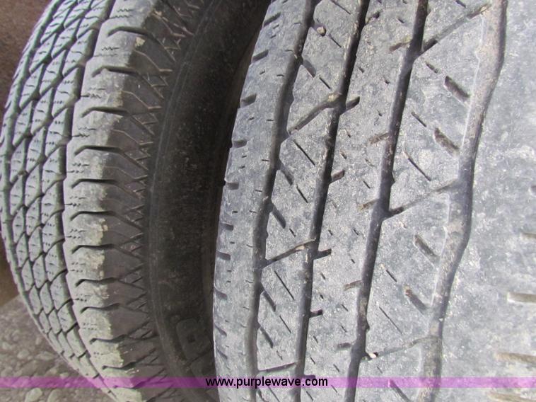 image for item B7369 1999 shop built 36' tandem axle trailer