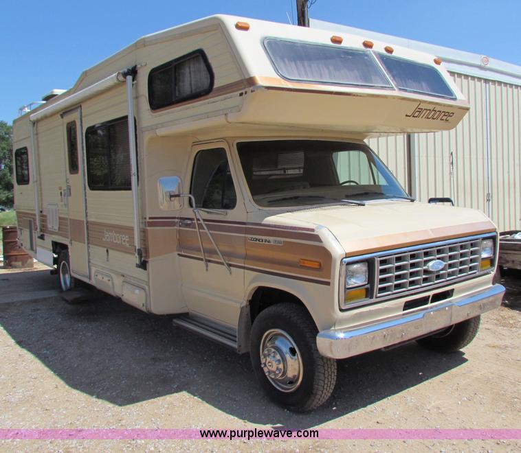 image for item B7396 1985 Ford E350 Jamboree RV camper