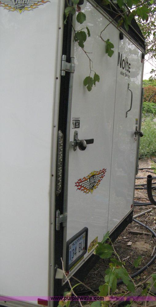 image for item B8033 2004 H & H tandem axle cargo trailer