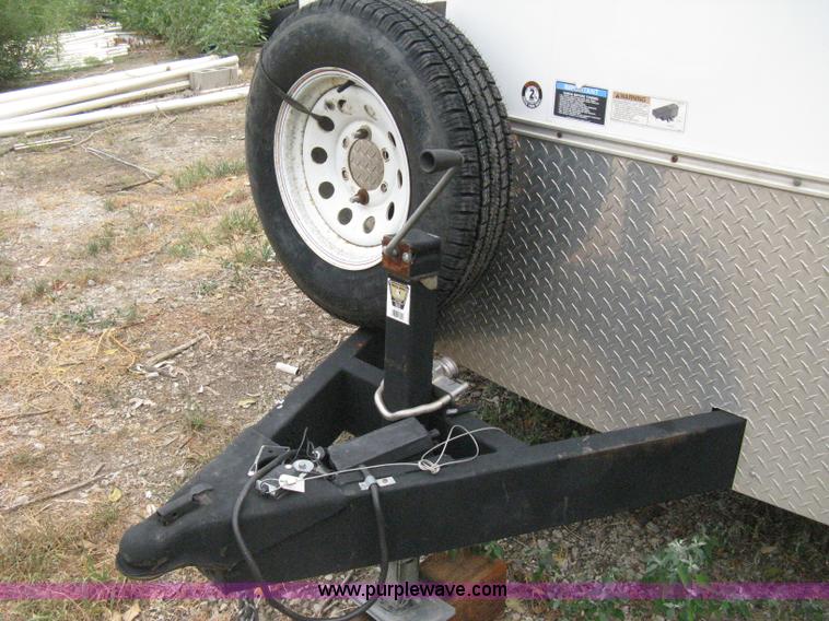 image for item B8033 2004 H & H tandem axle cargo trailer