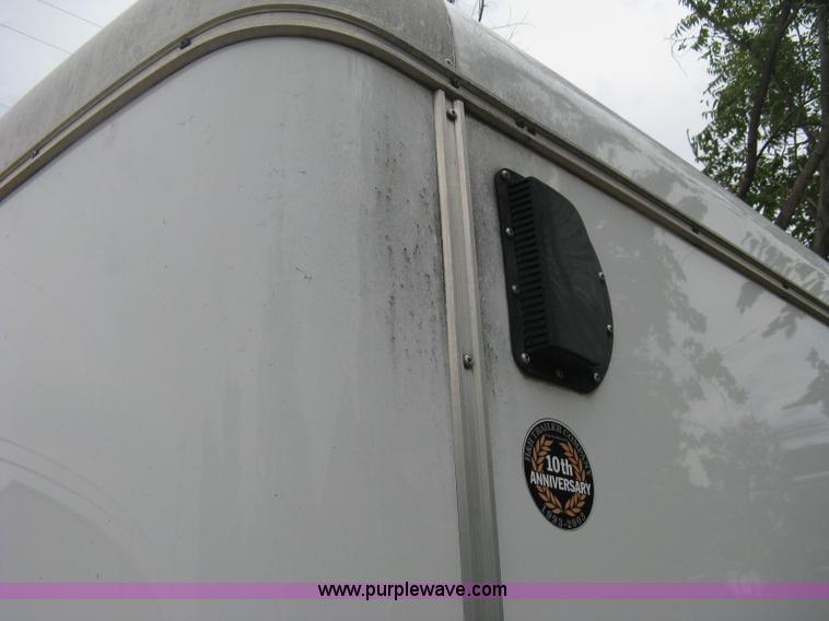 image for item B8033 2004 H & H tandem axle cargo trailer