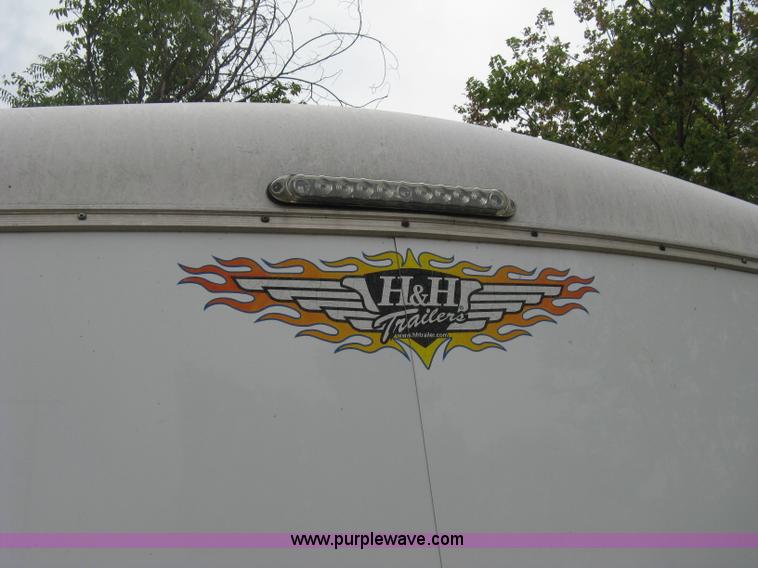 image for item B8033 2004 H & H tandem axle cargo trailer