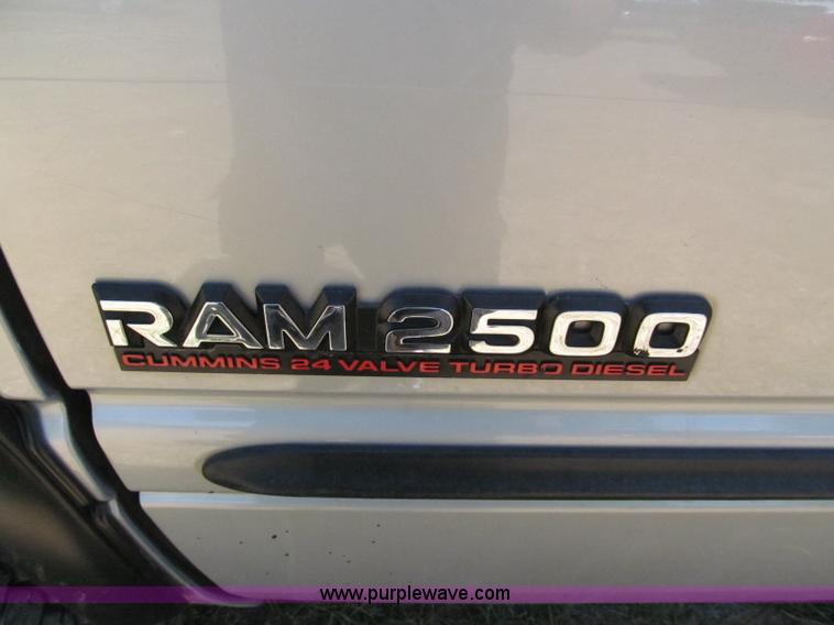 image for item C2486 1998 Dodge Ram 2500 Laramie SLT Quad Cab pickup truck