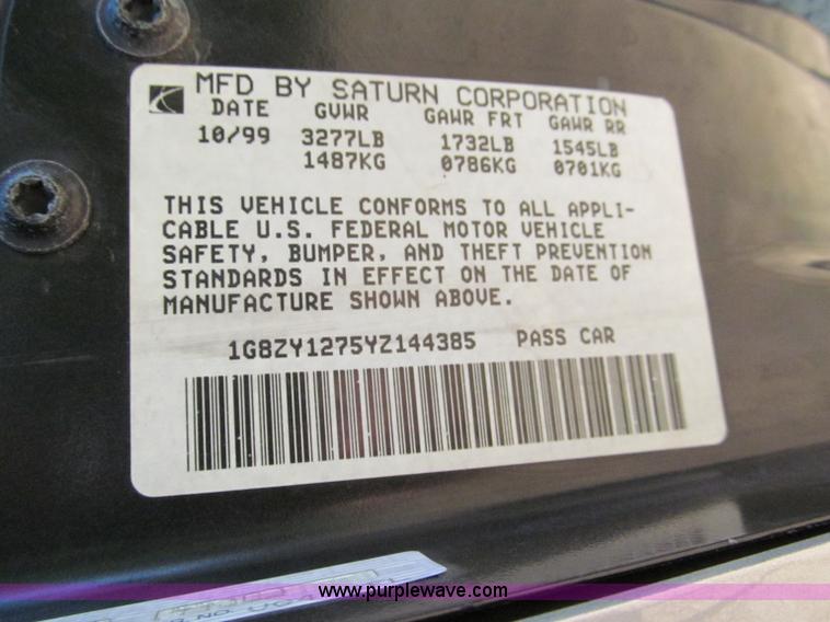 image for item C2491 2000 Saturn SC2