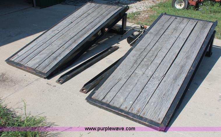 image for item C2743 Shop built hydraulic loading ramps