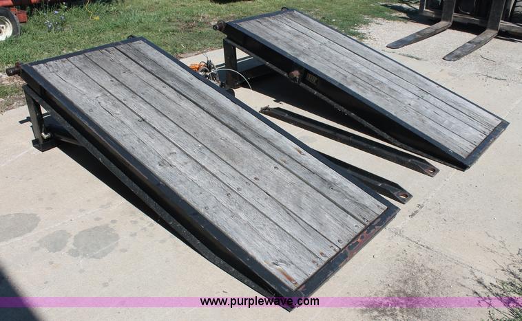 image for item C2743 Shop built hydraulic loading ramps